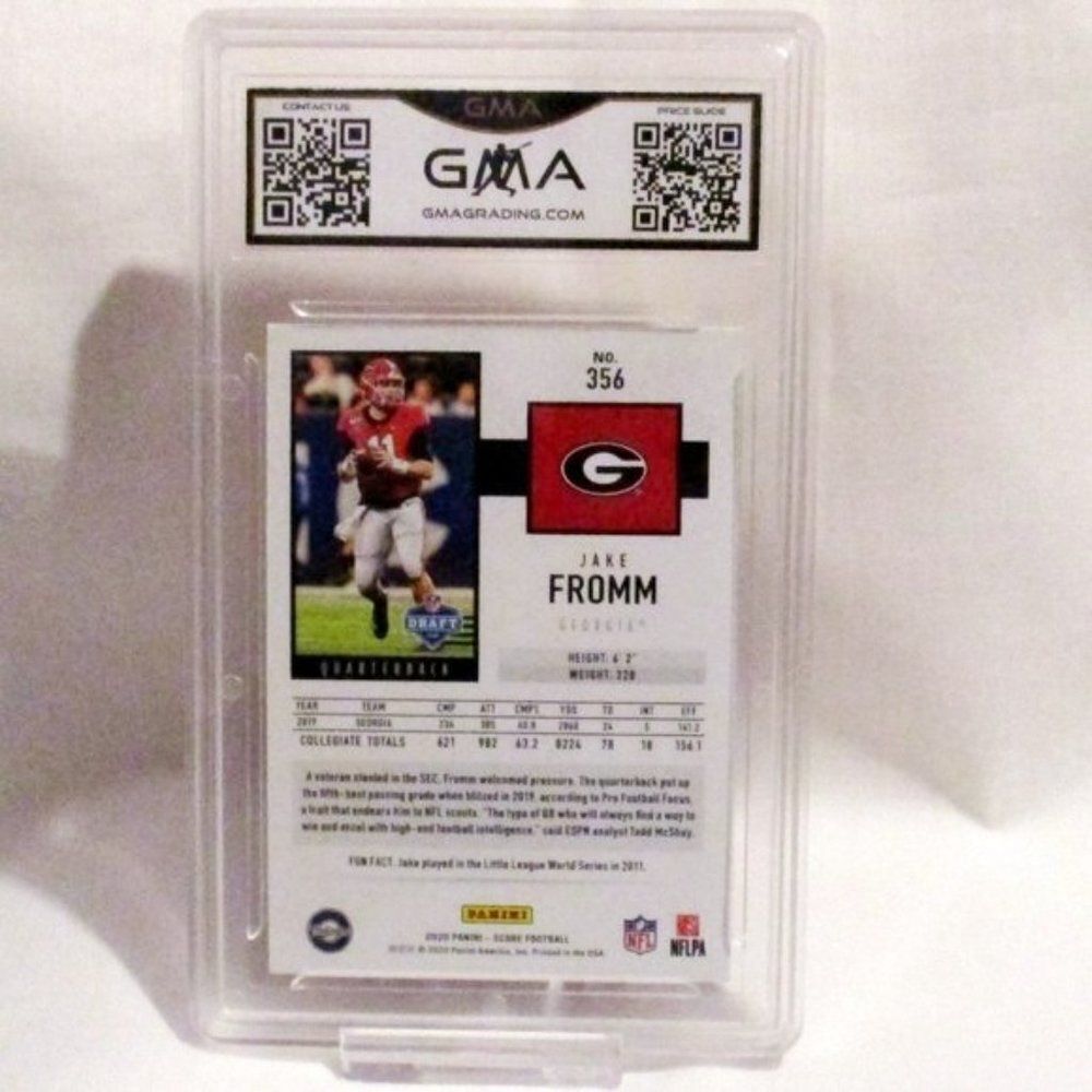 2020 Score Jake Fromm #356 Rookie - Picture 2 of 2